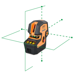 geo-Fennel Cross Pointer 5 GREEN Selection PRO Line and Dot Laser Level