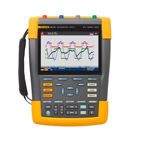 Fluke-190-104-III, Scopemeter 4 Channel 100MHZ Color 1