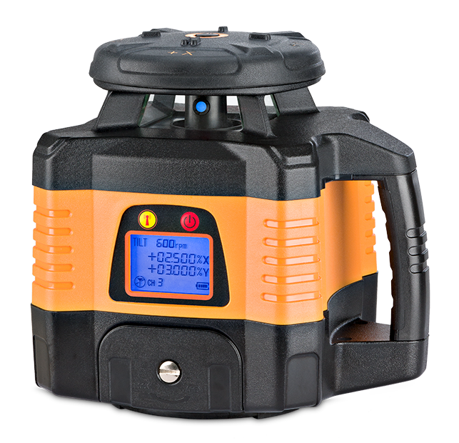 geo-FENNEL FL 150H-G (LC 3R) Dual Grade Rotating Laser Level with FR 77-MM Laser Receiver