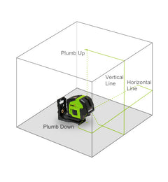 Imex LX22GS Green Beam Crossline Laser with 1.5m Elevator Tripod