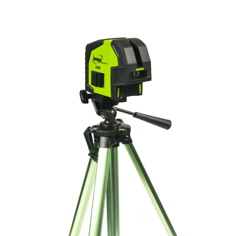 Imex LX22S Crossline & Plumb Dot Laser Level with 1.5m Elevator Tripod