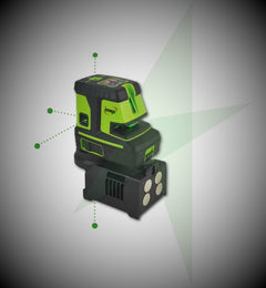 Imex LX25GP Green Crossline & 5 Dot Laser Level