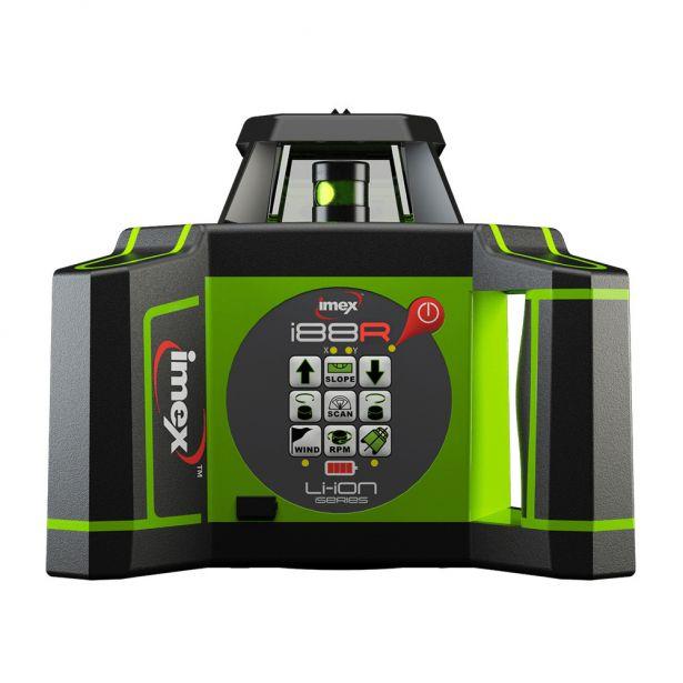 Imex i88R H/V Red Rotating Laser Level with LRX10 Laser Receiver