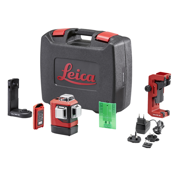 Leica Lino L6G-1, 3x360° Laser, green Beam, Li-ion, Wall Mount, Rugged Case