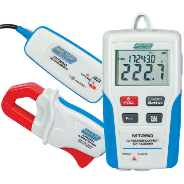 Major Tech MT250 AC Voltage & Current Data Logger