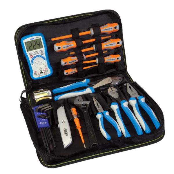 Major Tech TKE1208 Tool Kit with Digital Multimeter